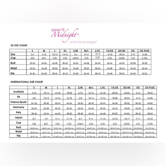 NWT SEVEN ‘TIL MIDNIGHT Gracie Lace Chemise Magenta 1X / 2X - Picture 5 of 6